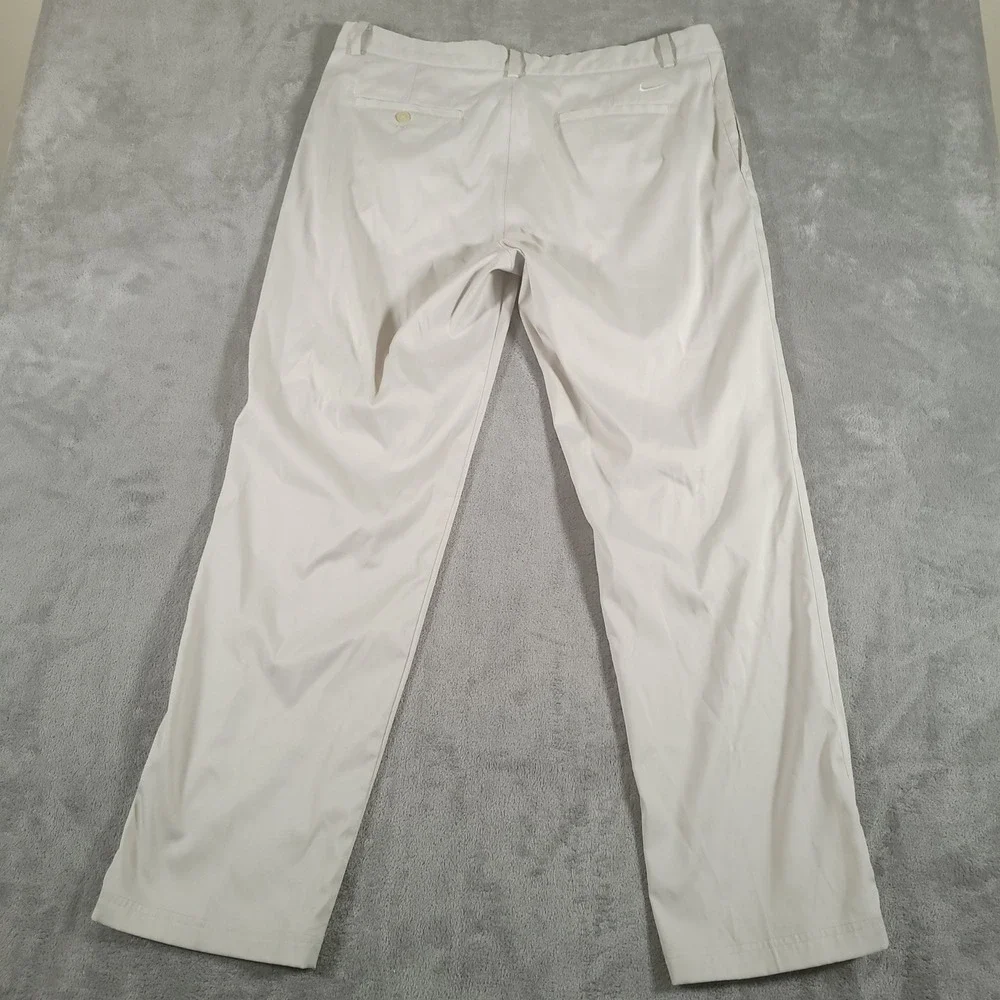 Nike‎ Golf Pants Mens 38x32 Khaki Tour Performance Dri-FIT Straight Leg Stretch